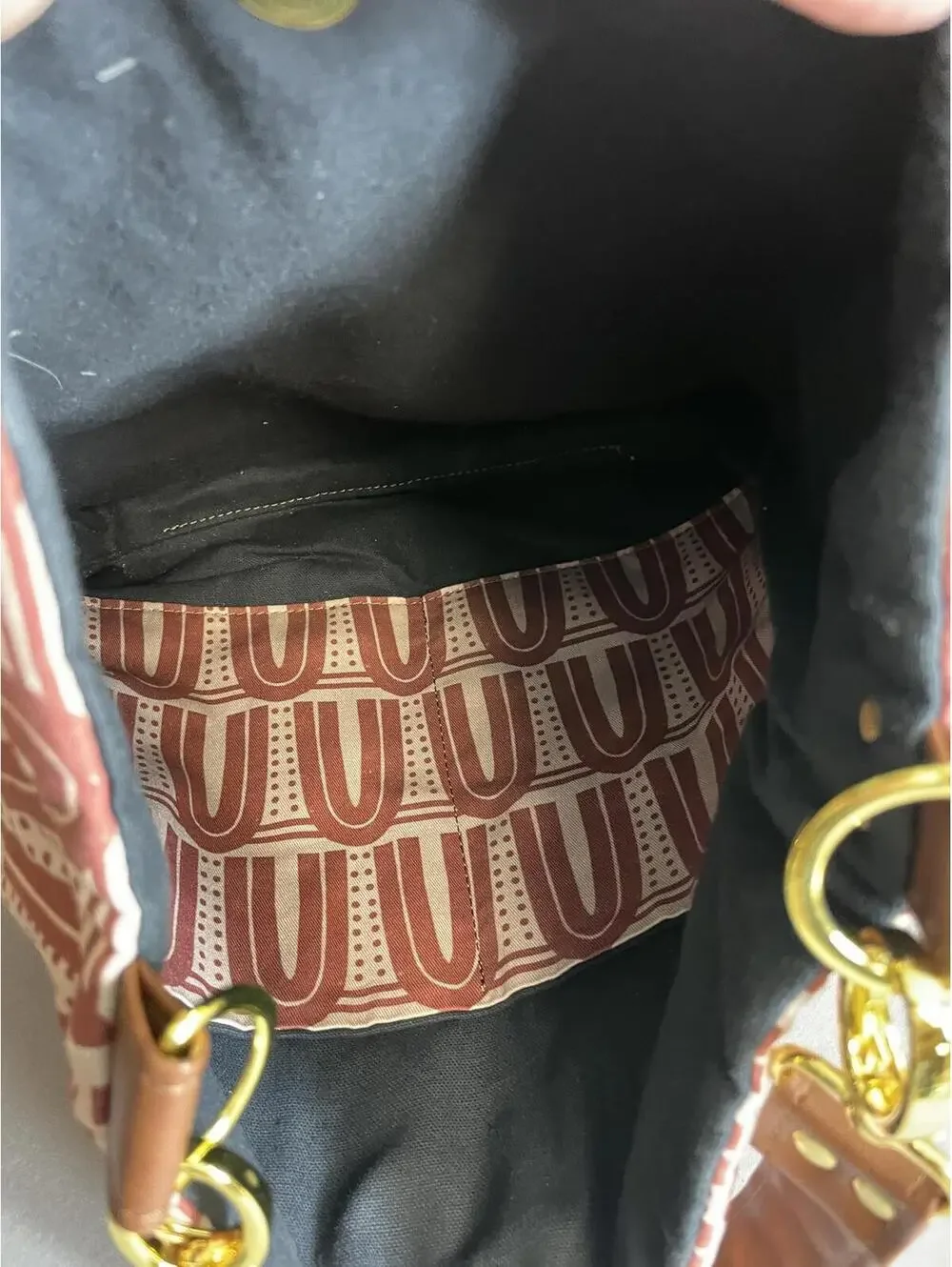 Hannah Wingate fabric purse, tote, bag
